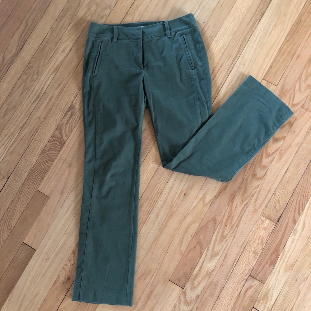 LOFT Julie Green Straight Leg Pants